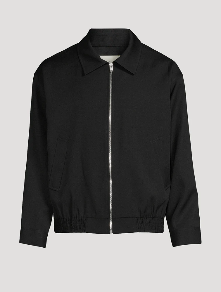 Wool Zip Blouson
