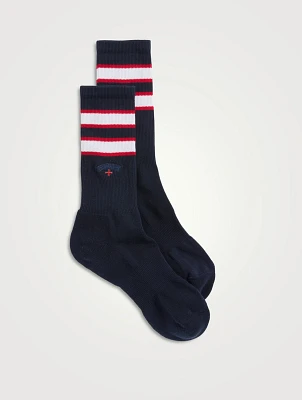 Striped Crew Socks