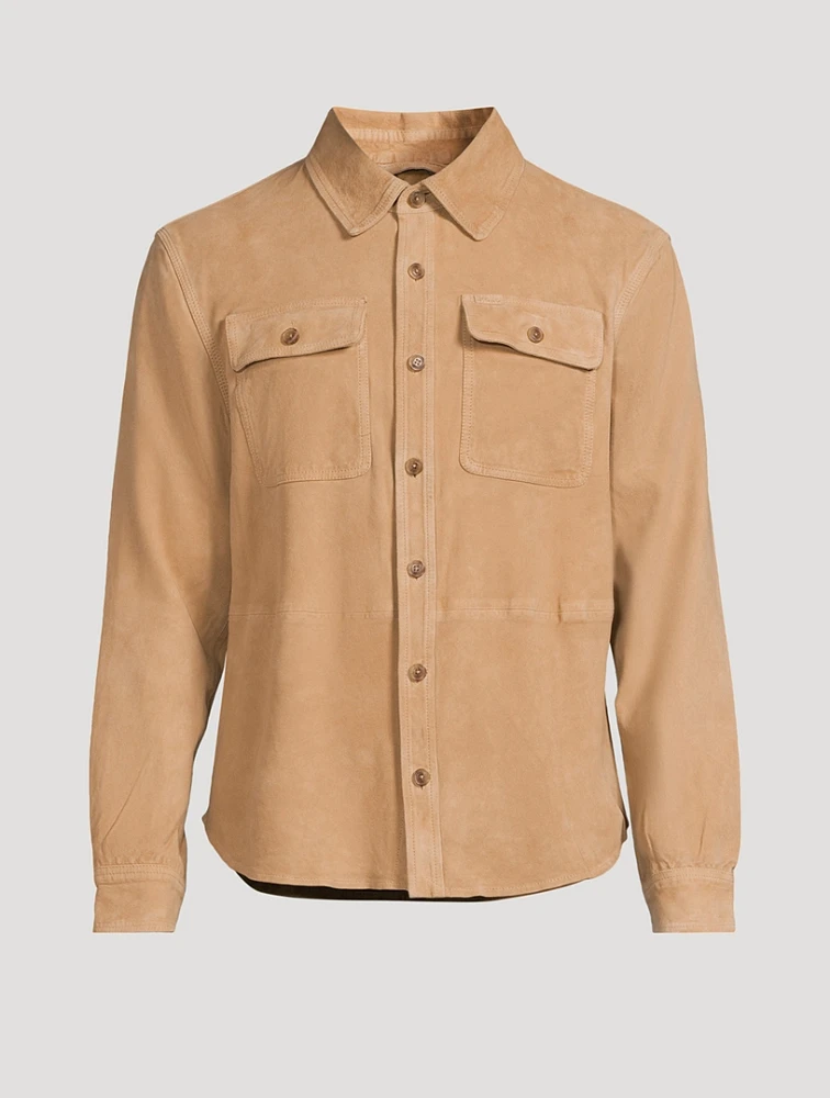 Suede Shirt Jacket