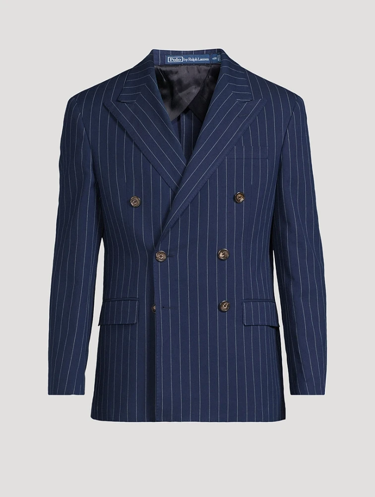 Rope Stripe Cotton And Silk Sport Coat