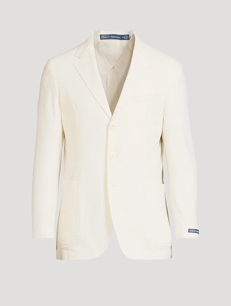 Striped Seersucker Sport Coat