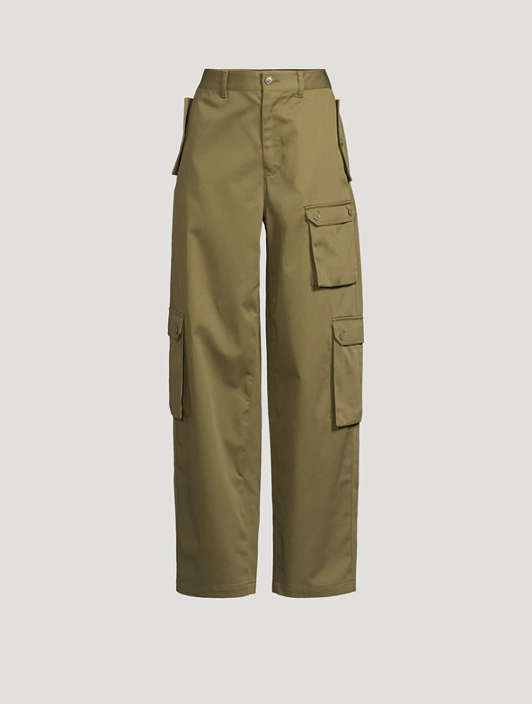 The General Wide-Leg Cargo Pants
