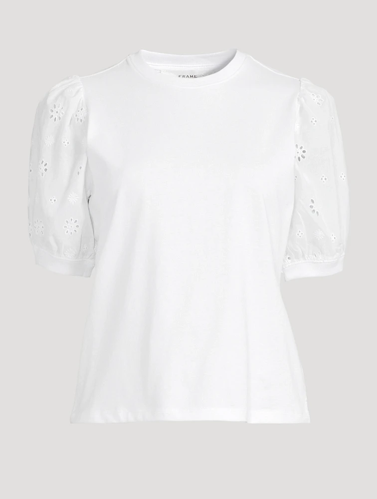 The Lace-Sleeve T-Shirt