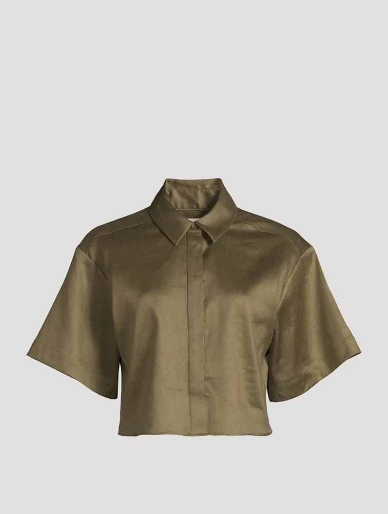 The Easy Cropped Shirt