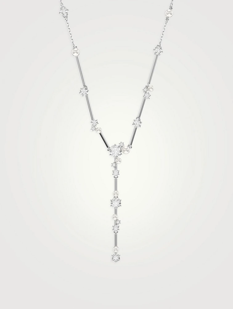 Constella Crystal Y Necklace