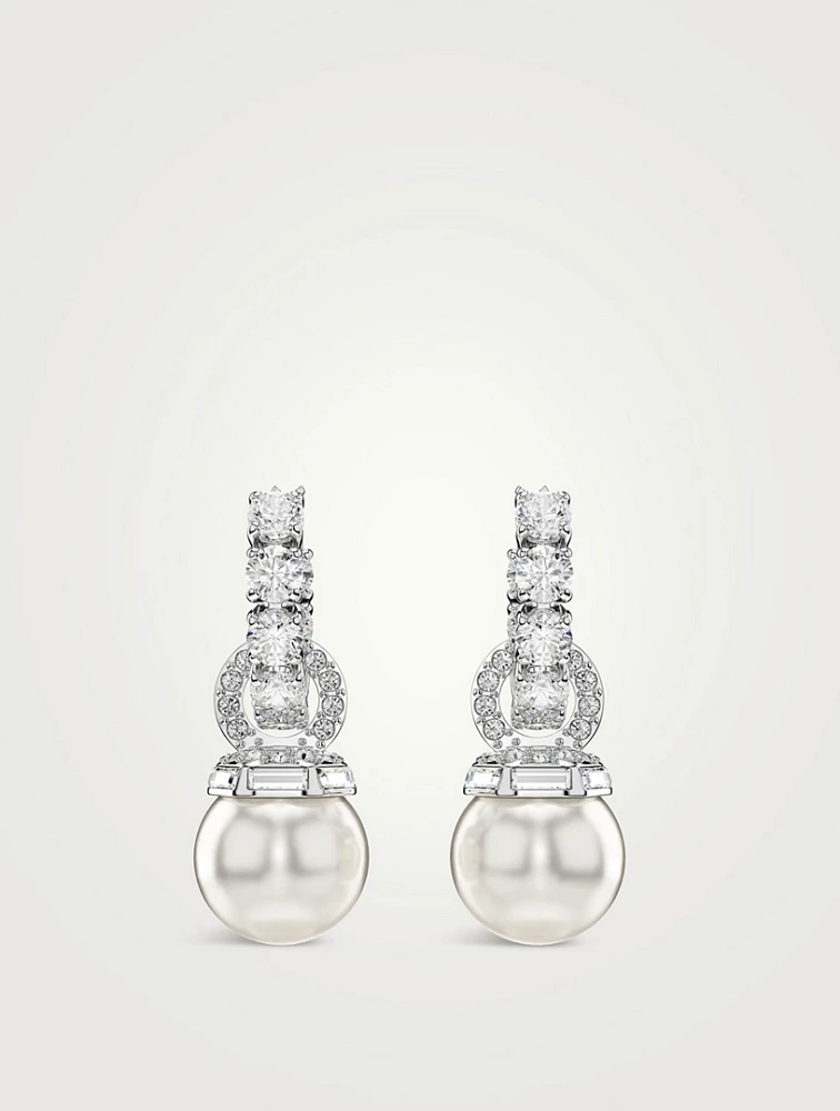 Matrix Crystal Drop Earrings