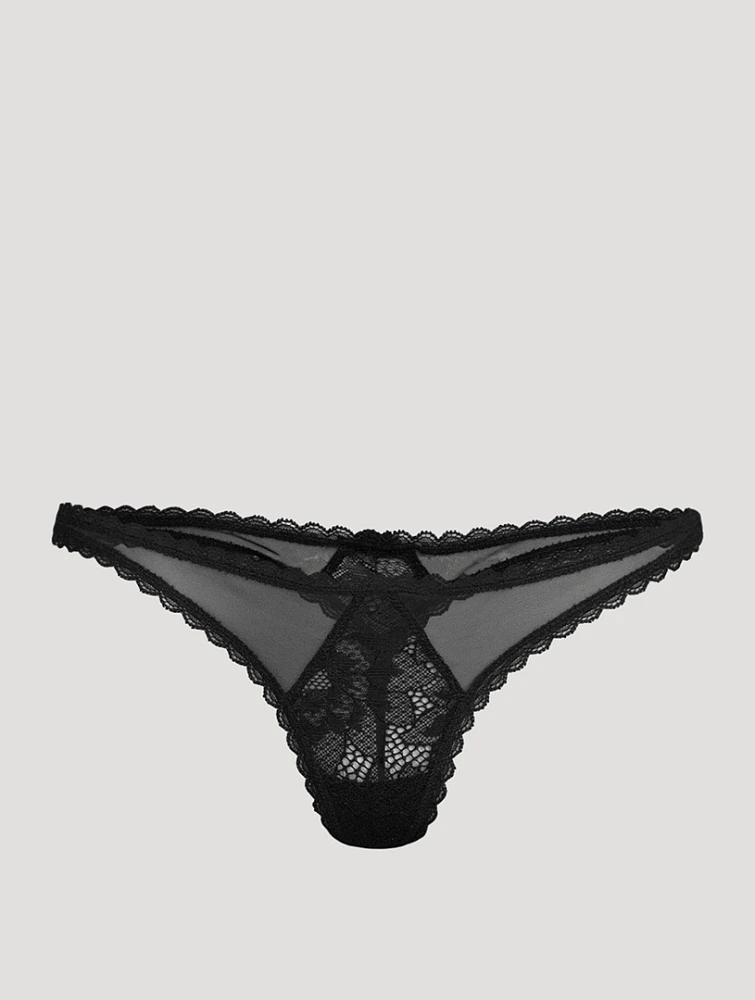 Dahlia Lace Thong