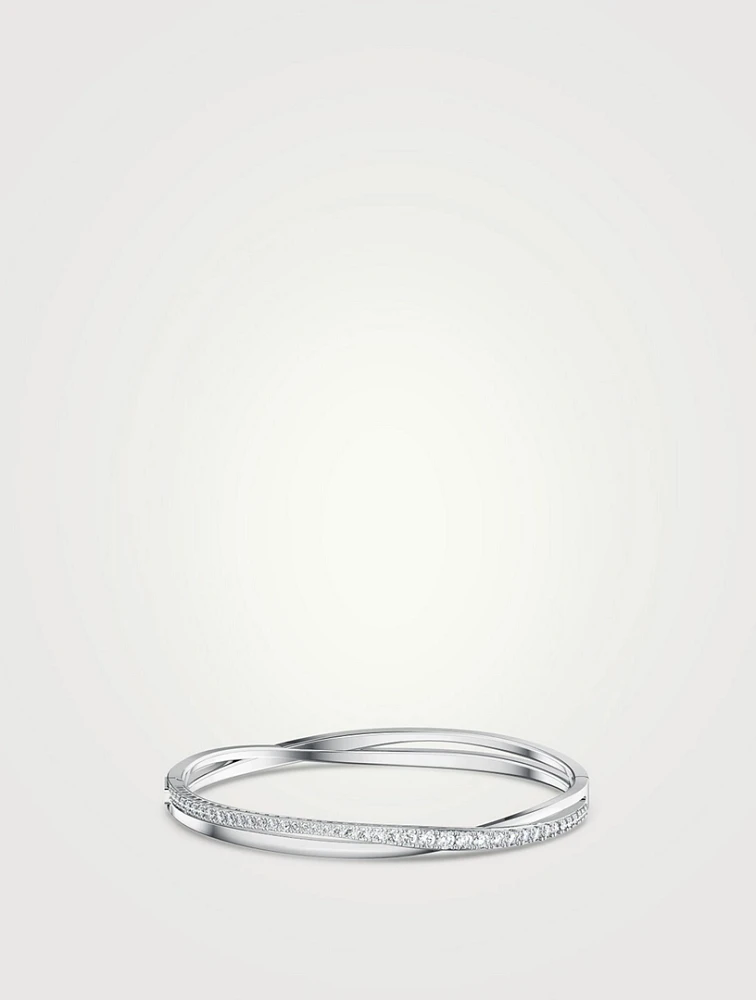 Hyperbola Crystal Bangle Bracelet