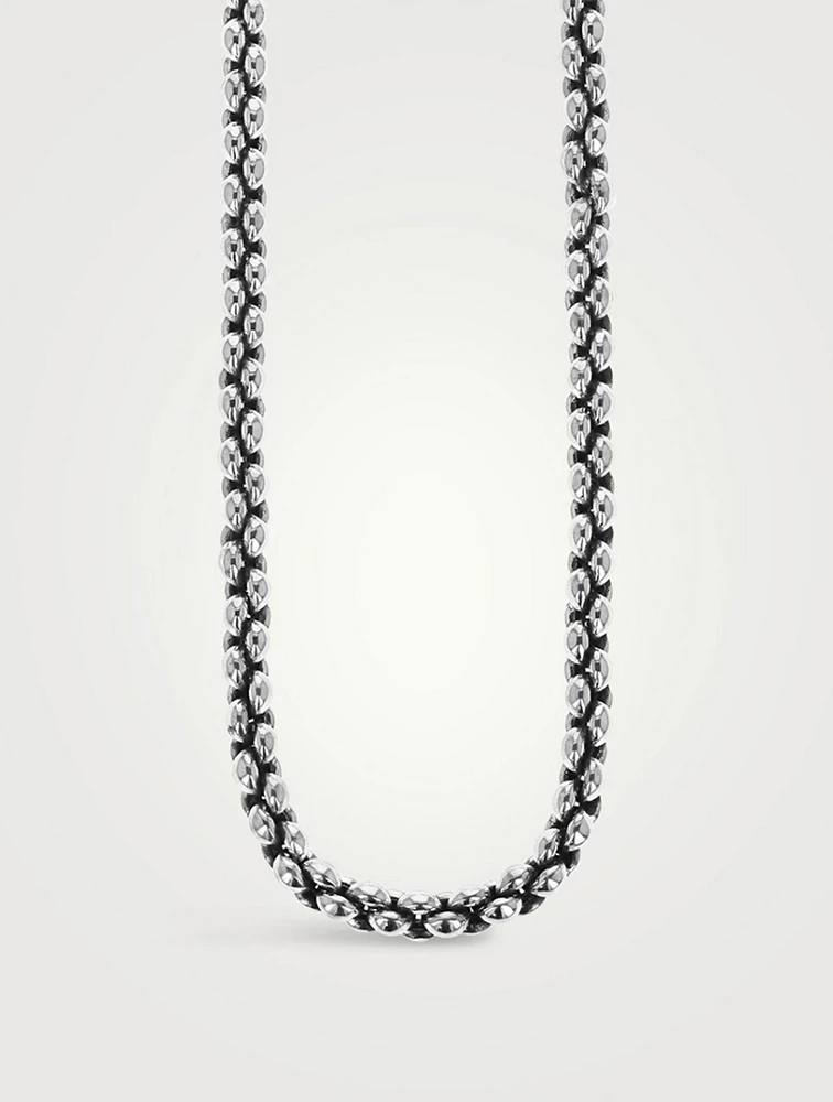 Silver Small Infinity Link Necklace