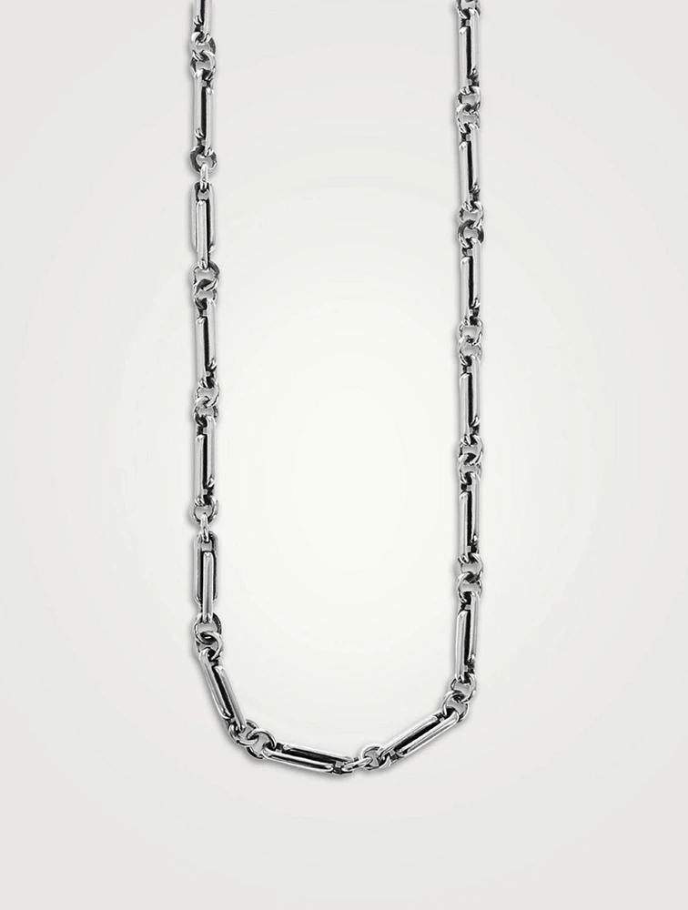 Silver Small Paperclip Necklace