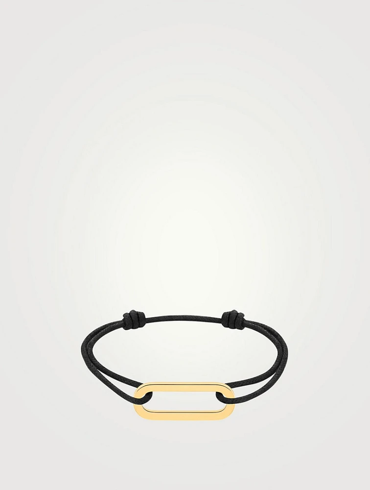 Maillon L 18K Gold Cord Bracelet