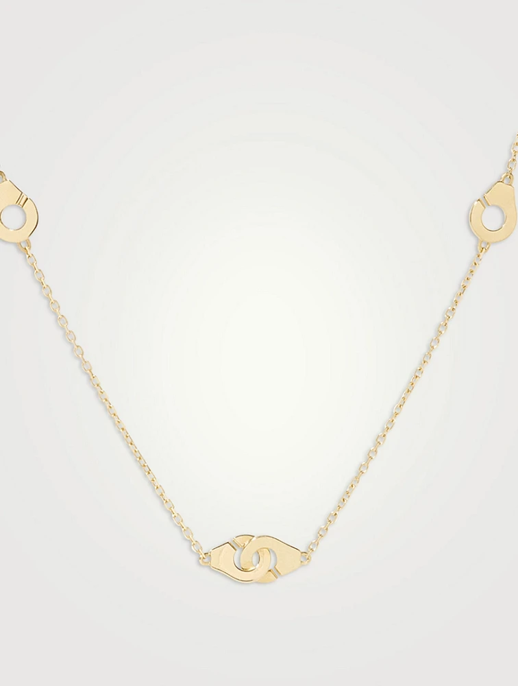 Menottes dinh van R5 18K Gold Necklace