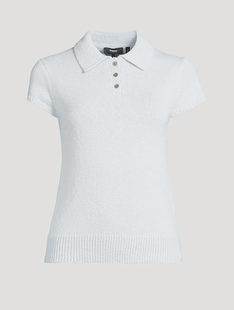 Bouclé Polo Shirt