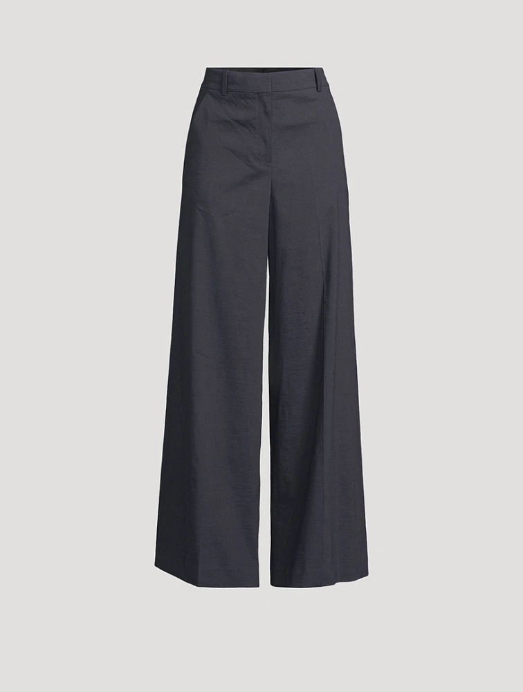 Good Linen Wide-Leg Trousers