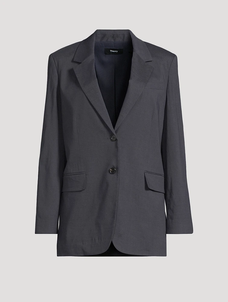 Good Linen Oversized Blazer