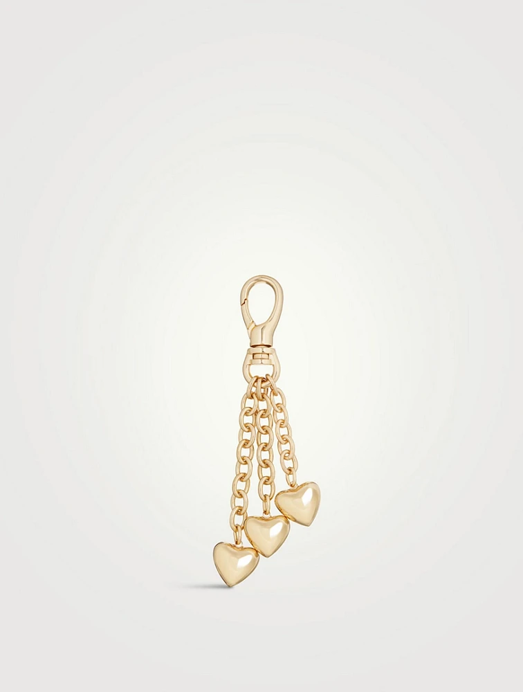 The Mini Puffy Heart Bag Charm