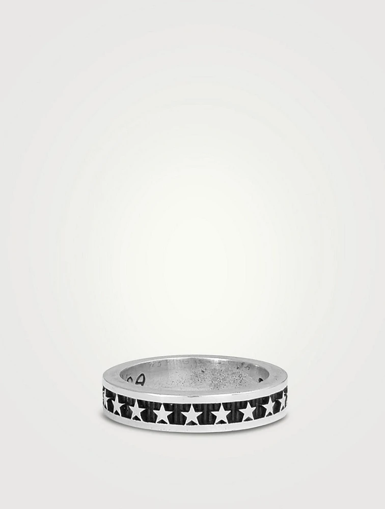 Silver Stackable Star Ring
