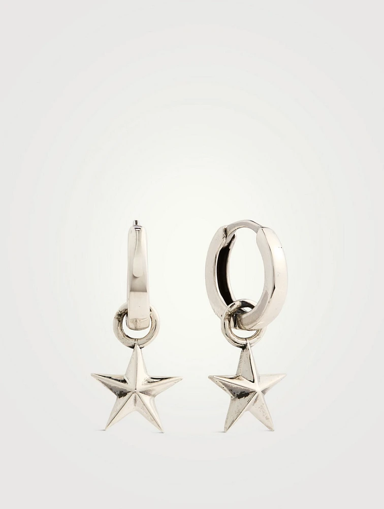 Silver Star Earrings