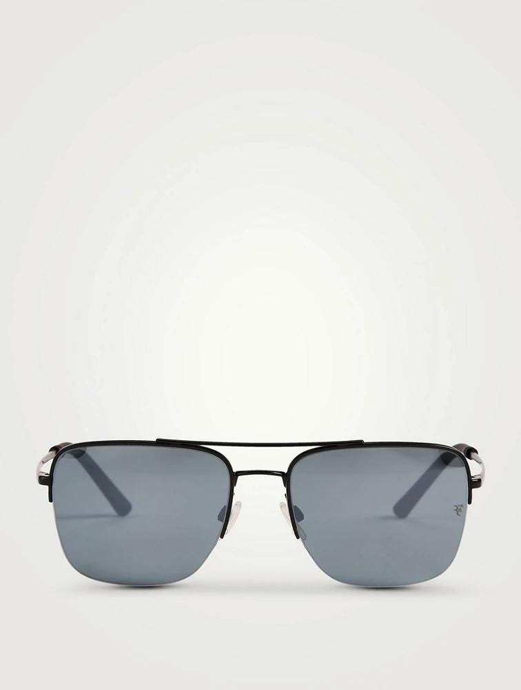 Oliver Peoples x Roger Federer R-2 Aviator Sunglasses