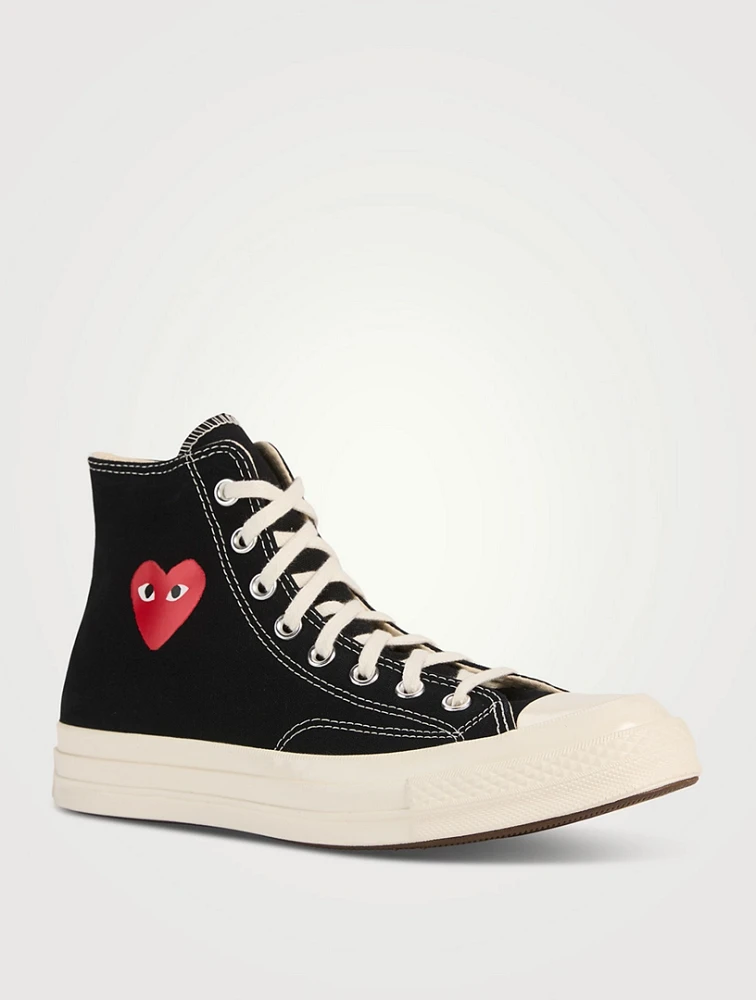CDG PLAY x Converse Chuck 70 High-Top Sneakers