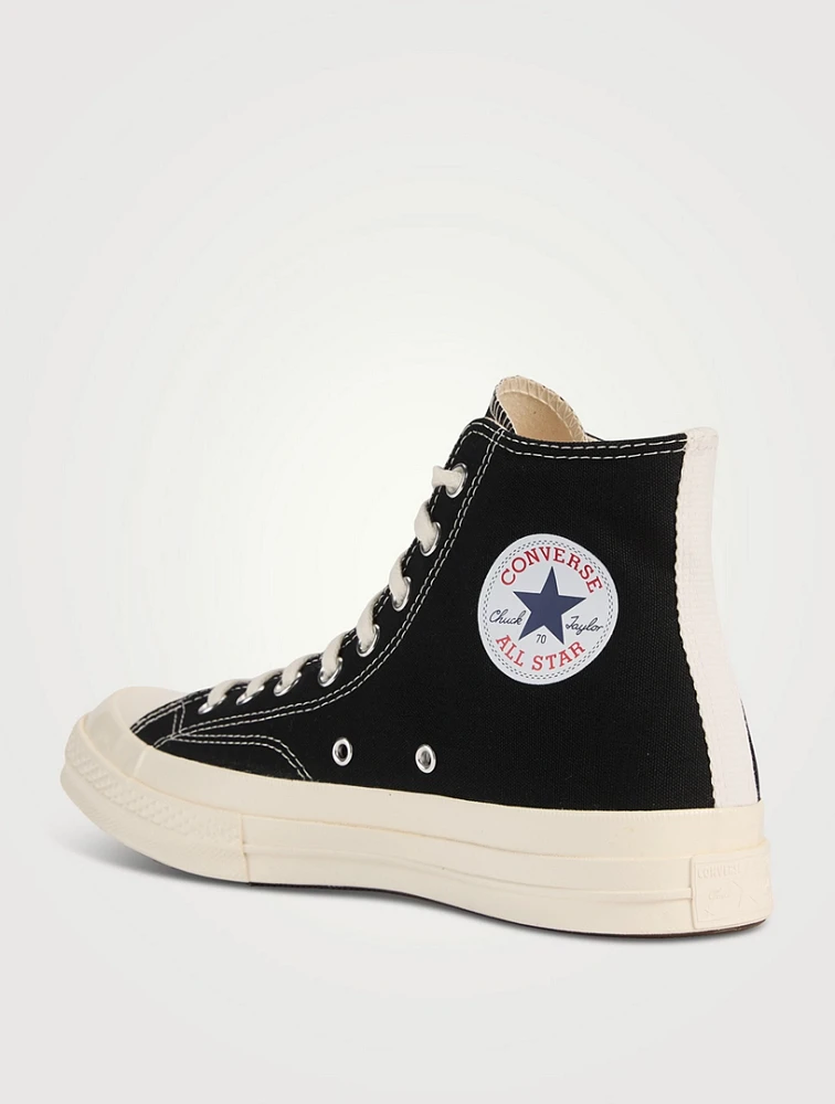 CDG PLAY x Converse Chuck 70 High-Top Sneakers