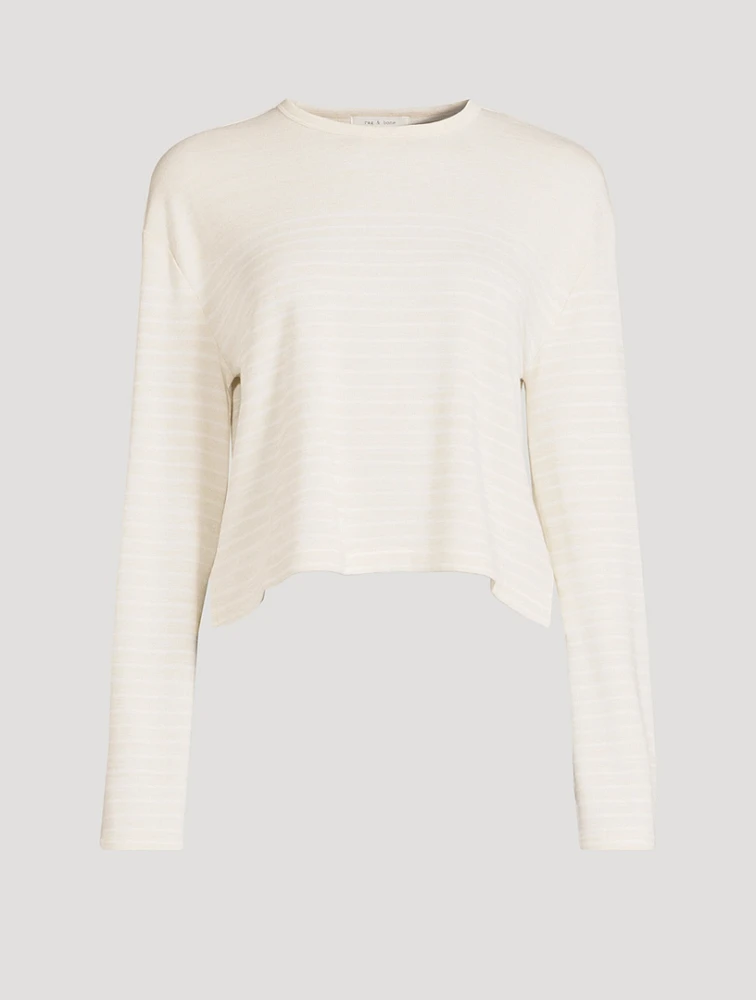 The Stripe Knit Long-Sleeve T-Shirt