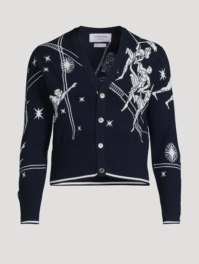 Olympic Constellation Cashmere Cardigan