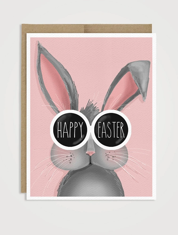 Haute Hopper Easter Greeting Card