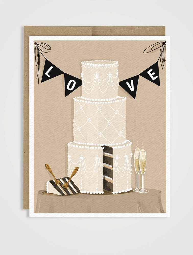 Love Layers Wedding Greeting Card