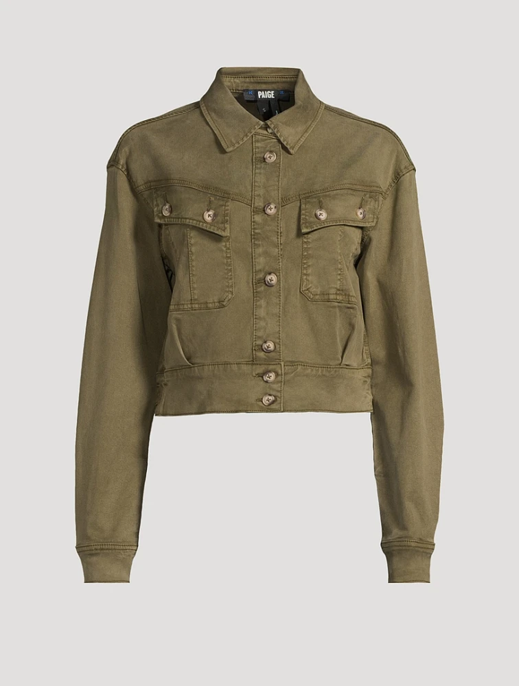 Cerra Cropped Denim Jacket