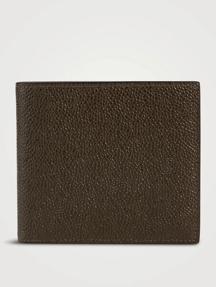 Pebble Grain Leather Bi-Fold Wallet