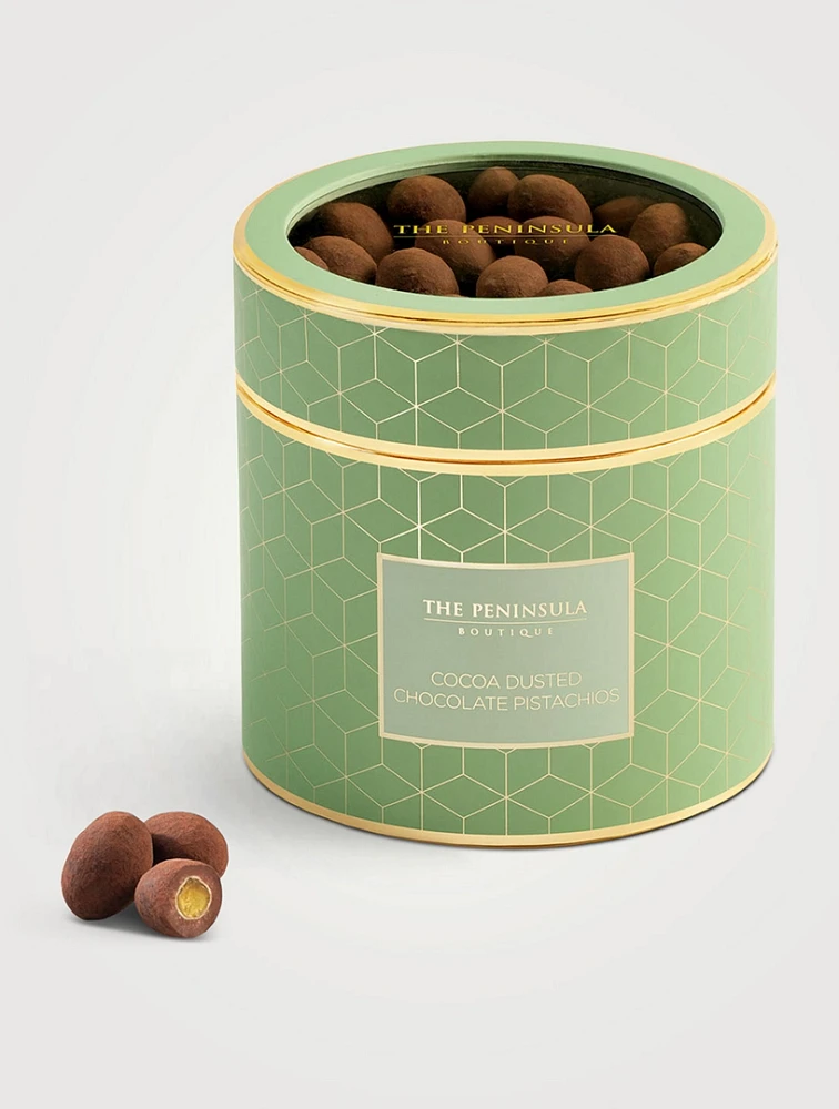 Cocoa Dusted Chocolate Pistachios