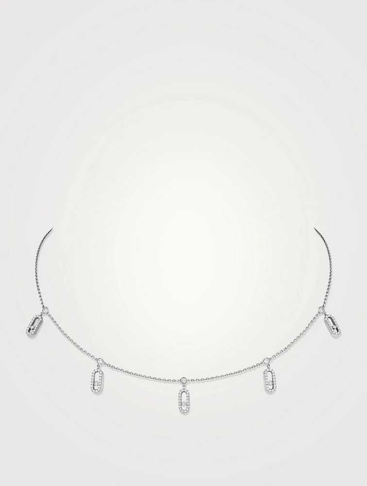 Move Uno 18K Gold Necklace With Diamonds