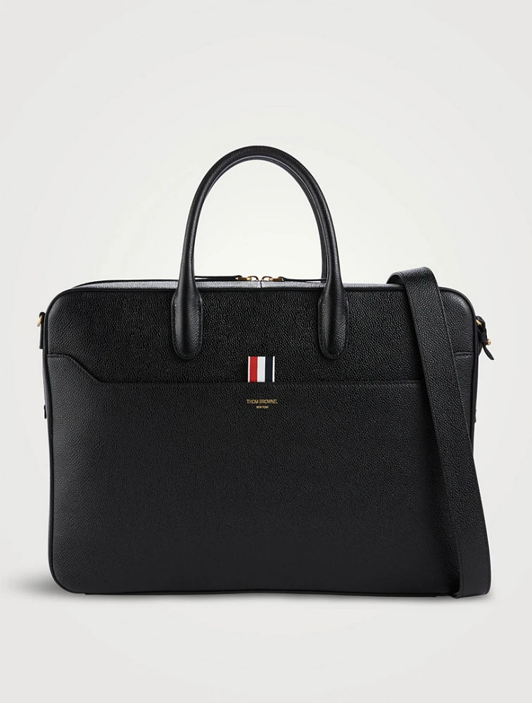 Pebble Grain Leather Business Bag
