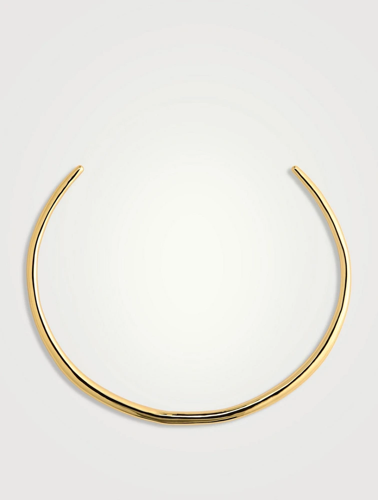 Molten Thin Collar Necklace