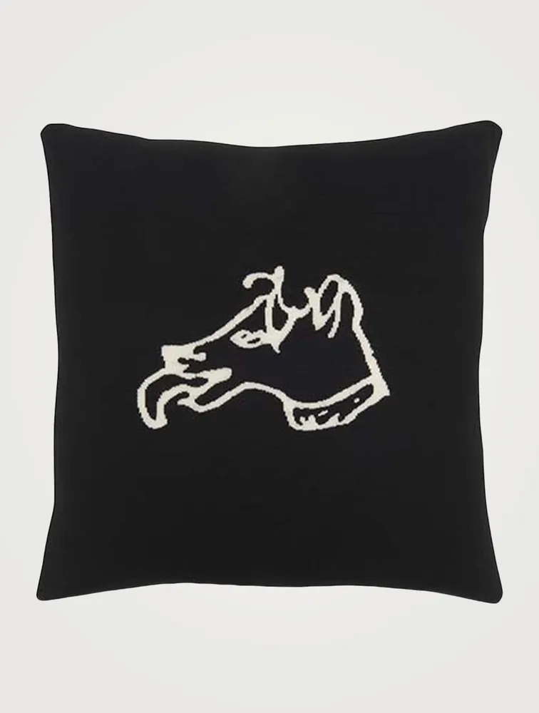 Dog Cashmere Wool Cushion