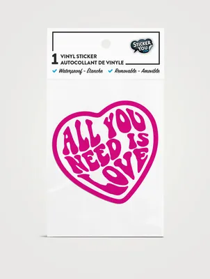 All You Need Is Love Sticker