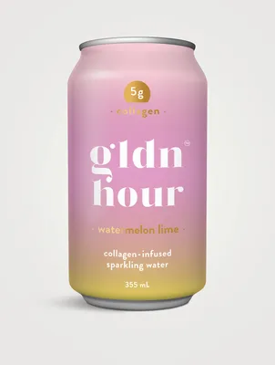 Watermelon Lime Collagen-Infused Sparkling Water