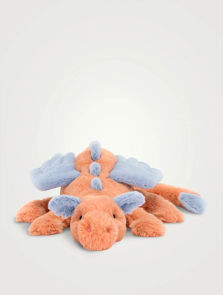 Large Persimmon Snow Dragon Plush Toy