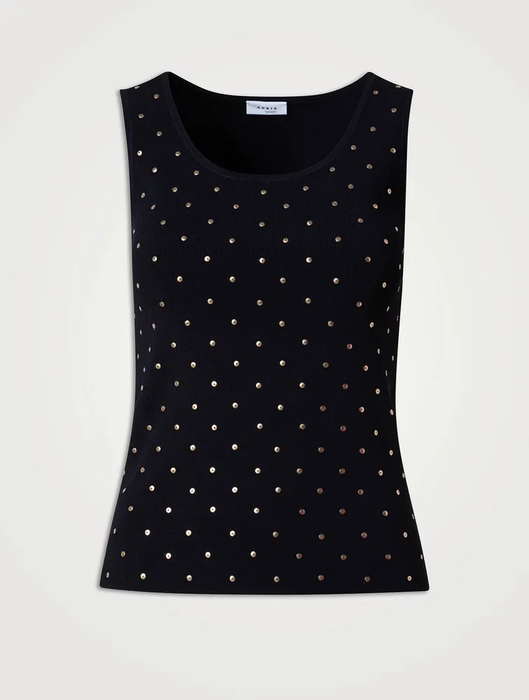 Studded Tank Top