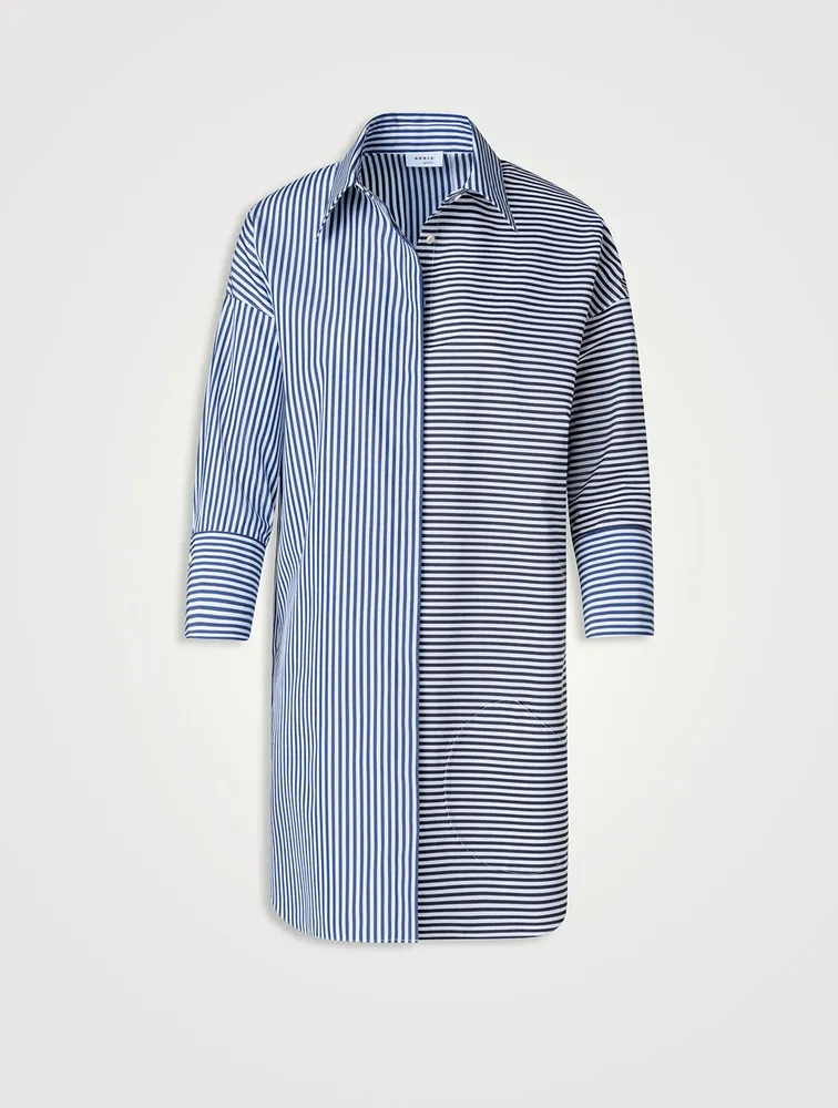 Poplin Shirt Stripe Print
