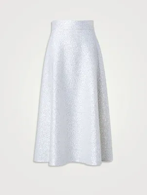 Sequin Midi Skirt