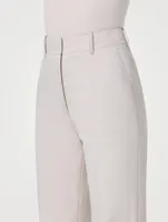 Florine Cotton Gabardine Straight-Leg Trousers