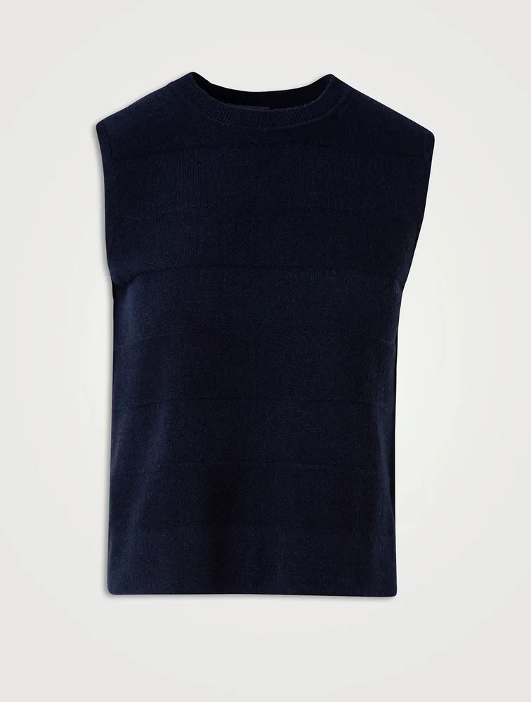 Sleeveless Cashmere Sweater
