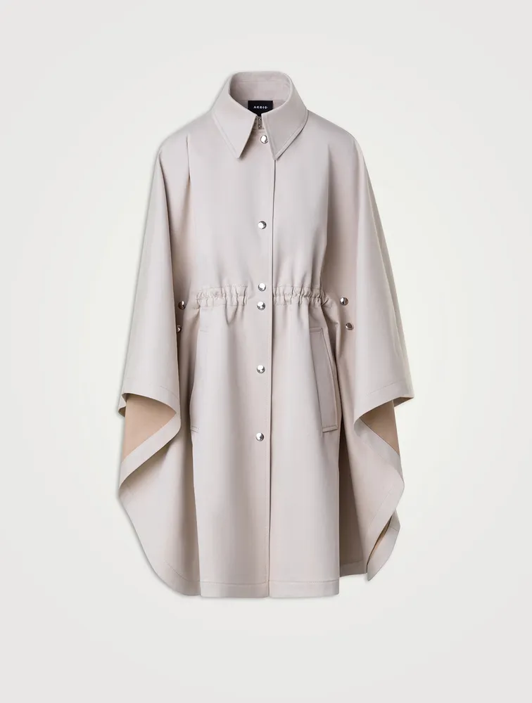 Veda Cotton Gabardine Cape