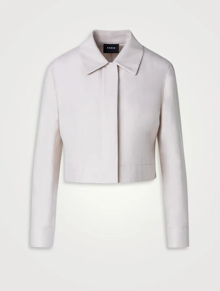 Lewitt Double-Face Cropped Jacket