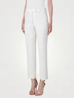 Francy Wool Double-Face Bootcut Trousers