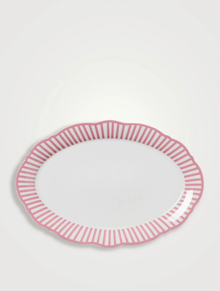 Pink Radiant Wave Platter