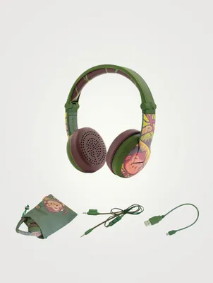 Wave Waterproof Wireless Headphones In Monkey Print