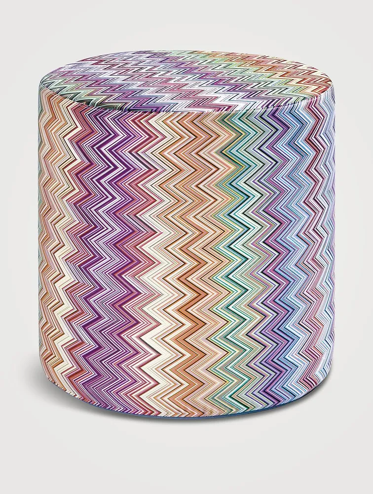 Tall Jarris Cylindrical Pouf